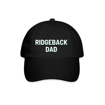 Ridgeback Dad - Baseballkappe - Schwarz/Schwarz - Vorne