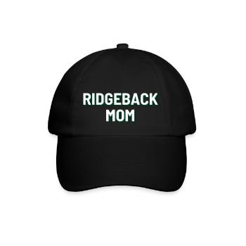 Ridgeback Mom - Baseballkappe - Schwarz/Schwarz - Vorne