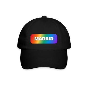 Gay Pride Madrid Espagne LGBTQ - Casquette classique - noir/noir - Devant