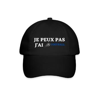 Football - Fußball - Fútbol - Calcio - Foot - Cool - Casquette classique - noir/noir - Devant
