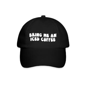 Apportez-moi un café glacé - Casquette classique - noir/noir - Devant