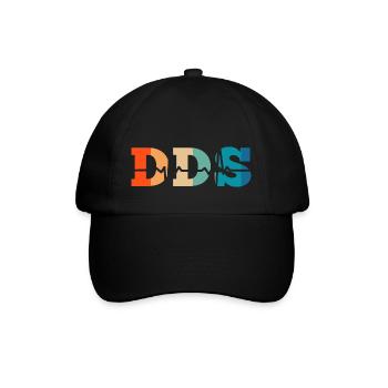 Retro Heartbeat Doctor of Dental Surgery - Baseball Cap - black/black - Front