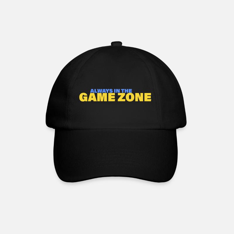 GAME ZONE - Baseball Cap - black/black