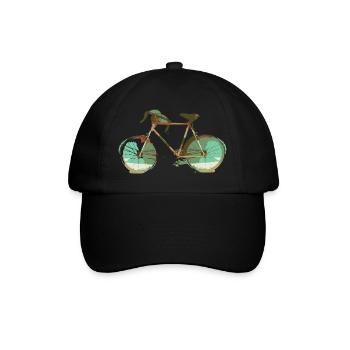 bicycle mountain bike cyclist mountainbike fahrrad - Baseballkappe - Schwarz/Schwarz - Vorne