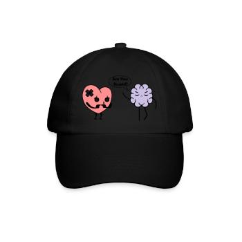 Apprendre le coeur - Casquette classique - noir/noir - Devant