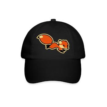 Fox - Baseballkappe - Schwarz/Schwarz - Vorne