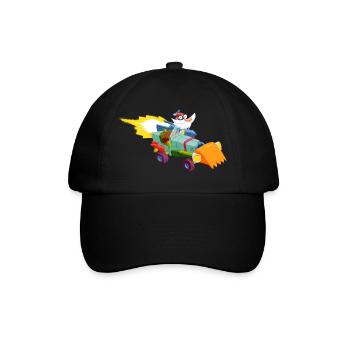 ProfPoff - Baseball Cap - black/black - Front