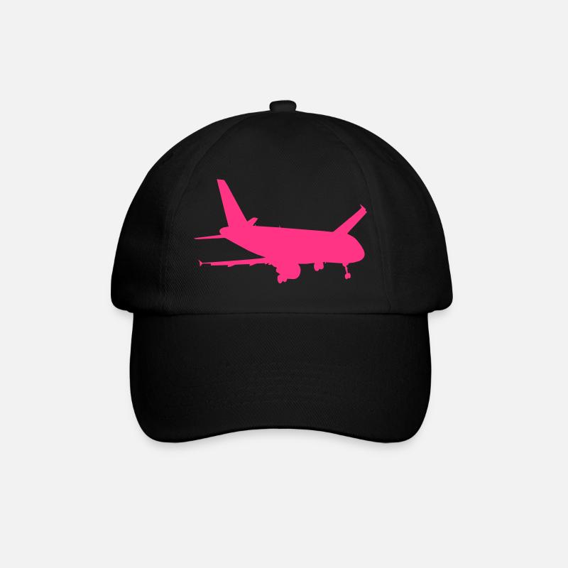 A320 Landing - Baseball Cap - black/black