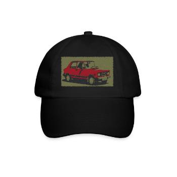 Zastava Yugo - Baseballkappe - Schwarz/Schwarz - Vorne