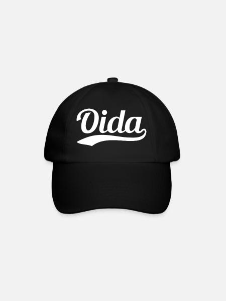 Oida Swoosh - Baseballkappe - Schwarz/Schwarz