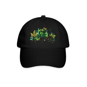 La matrice verte - Casquette classique - noir/noir - Devant