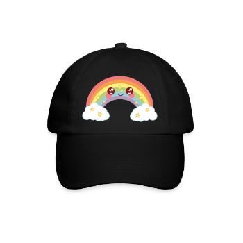 Rainbow - rainbow - Baseball Cap - black/black - Front