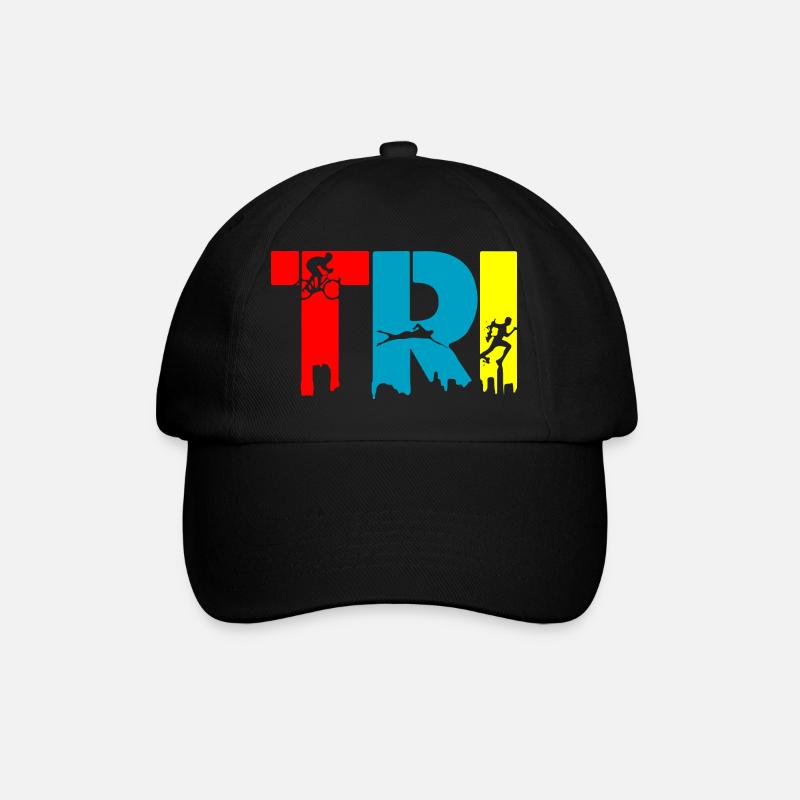 Triathlon - Casquette classique - noir/noir