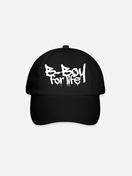 Bboy Lifestyle Graffiti Breakdance Crew Icon - Baseball Cap - black/black