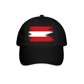 Austria Flag Austria Austrian Flag - Baseball Cap - black/black - Front