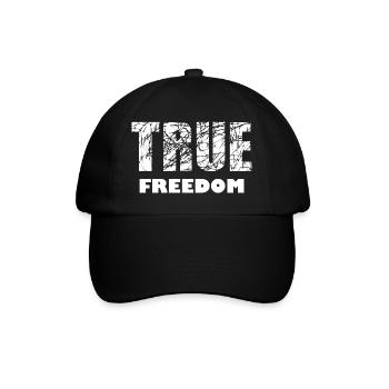 Freedom and Peace - Baseball Cap - black/black - Front