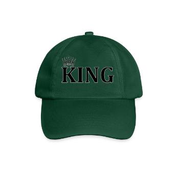 KING - Baseballkappe - Flaschengrün - Vorne