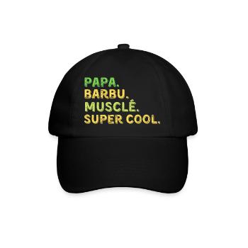 cadeau homme papa barbu humour - Casquette classique - noir/noir - Devant