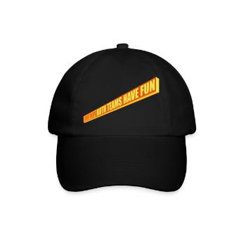 Both Teams Have Fun - Baseballkappe - Schwarz/Schwarz - Vorne