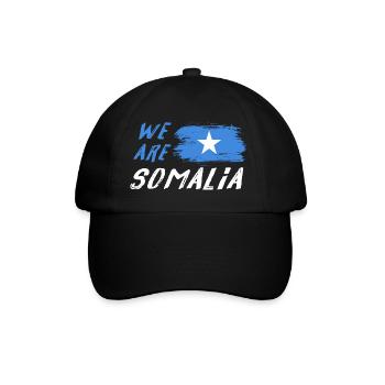 Nous sommes la Somalie - Casquette classique - noir/noir - Devant
