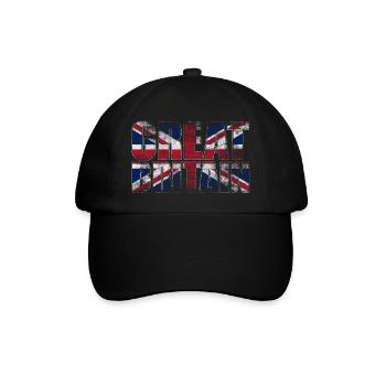 Great Britain used look - Baseballkappe - Schwarz/Schwarz - Vorne