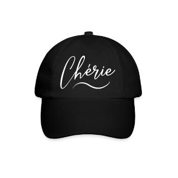 Chérie - Casquette classique - noir/noir - Devant