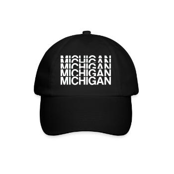Michigan USA - Baseball Cap - black/black - Front