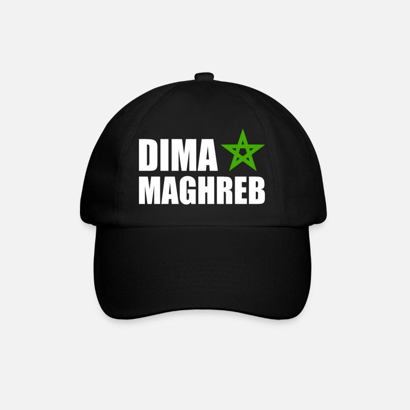 Dima maghreb - maroc - Casquette classique - noir/noir