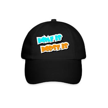 La maison est l’endroit où se trouve mon cheval - Casquette classique - noir/noir - Devant