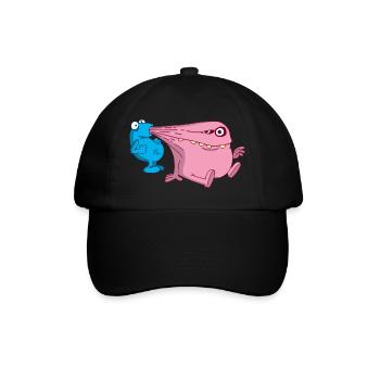 Energy vacuum cleaner monster - Baseball Cap - black/black - Front