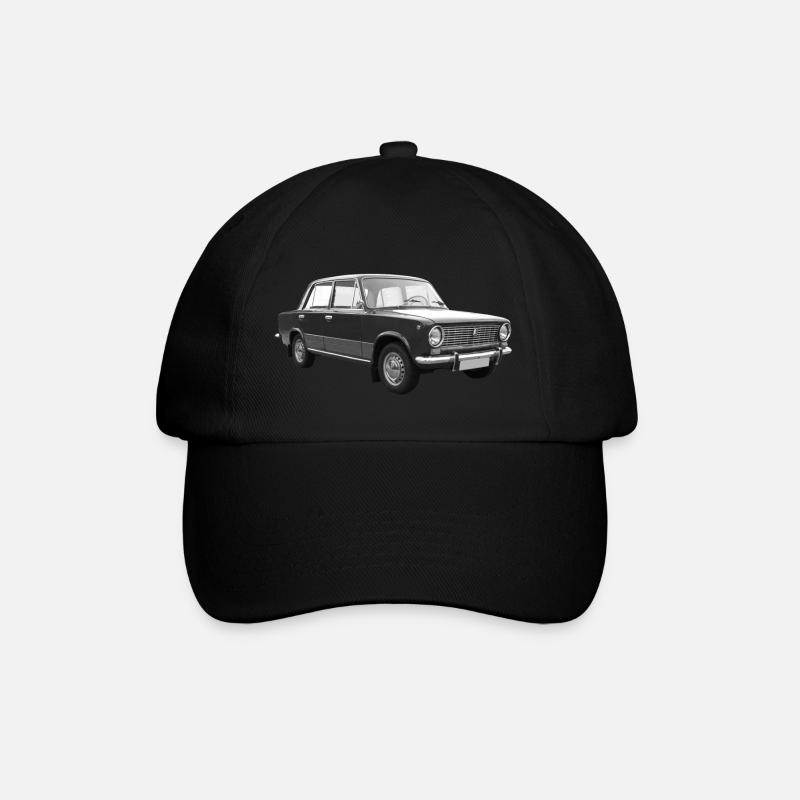 Voiture Shiguli 1200 URSS Russie Classic Car Lada - Casquette classique - noir/noir
