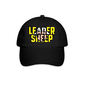 Leader sheep - Casquette classique - noir/noir - Devant