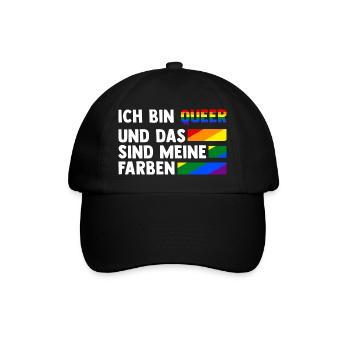 Schullehrer Lehrer - Baseballkappe - Schwarz/Schwarz - Vorne