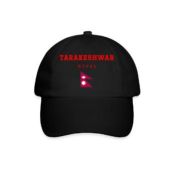 Tarakeshwar, Népal - Casquette classique - noir/noir - Devant