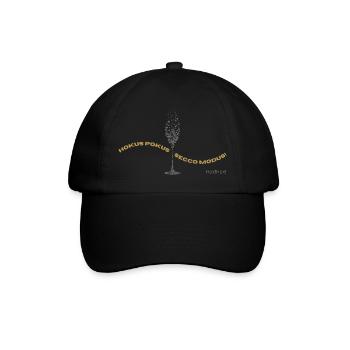 Hokus Pokus Secco Modus Design - Baseballkappe - Schwarz/Schwarz - Vorne