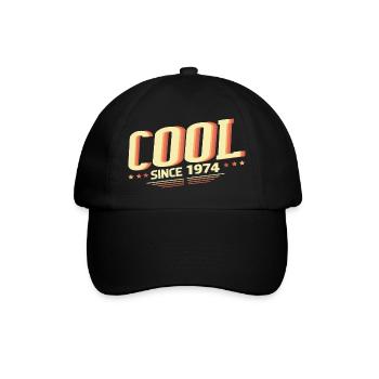 Cool since 1974 - Baseball Cap - black/black - Front
