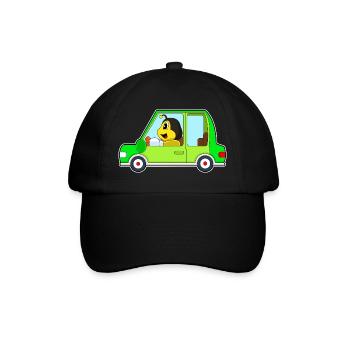 Bee Car - Baseball Cap - black/black - Front