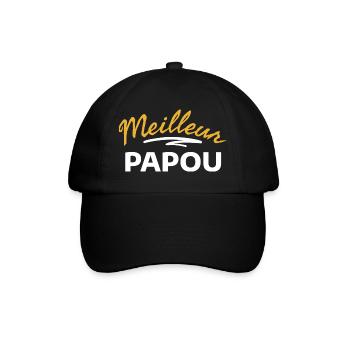Grafikdesign Lebendige Natur - Baseballkappe - Schwarz/Schwarz - Vorne
