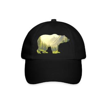 Ours 🐻 - Casquette classique - noir/noir - Devant