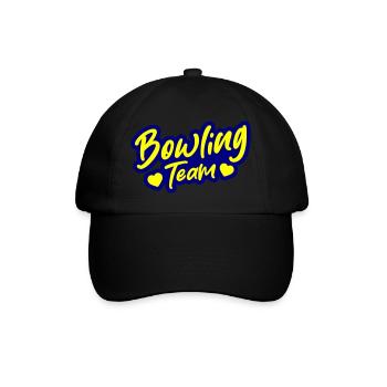 Équipe de bowling - Casquette classique - noir/noir - Devant