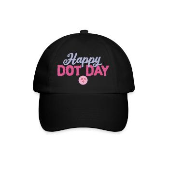 Happy New Dot Day - Baseball Cap - black/black - Front