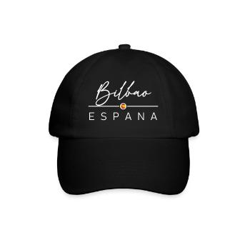 Spain - Bilbao - Spanien - Espana - Baseballkappe - Schwarz/Schwarz - Vorne