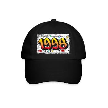 Bold 1998 Graffiti – 27 Years of Street Edge - Baseball Cap - black/black - Front