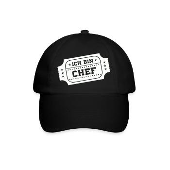 Je suis le patron - Casquette classique - noir/noir - Devant