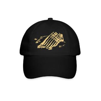 Abstrakt - Baseballkappe - Schwarz/Schwarz - Vorne