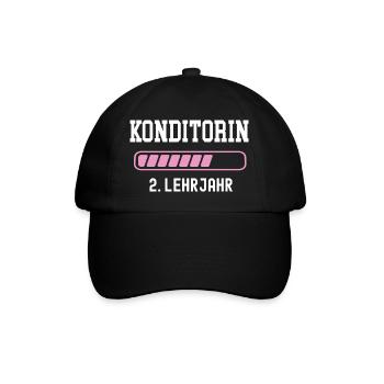 Confectioner training 2 year of apprenticeship second year - Baseball Cap - black/black - Front