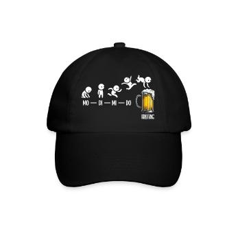 Freitag Wochenende Bierliebhaber Biertrinker - Baseballkappe - Schwarz/Schwarz - Vorne