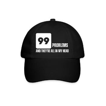 Bold Numeric Graphic Tee - Baseball Cap - black/black - Front