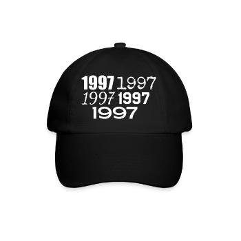 1997 - Baseball Cap - black/black - Front