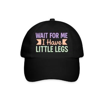 Cute Saying Humor Meme Funny Gift Idea - Baseball Cap - black/black - Front